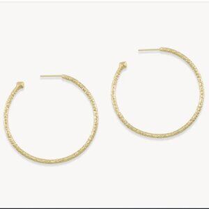 Kendra Scott Hammered Hoop Earrings